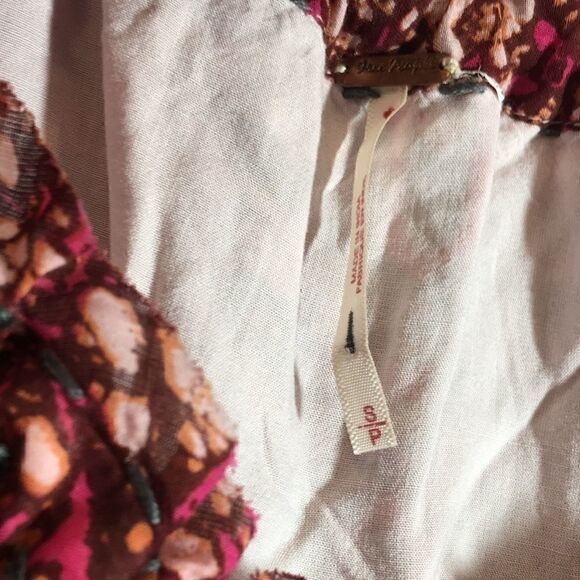 FREE PEOPLE JET SET MINI DRESS Fuchsia Combo - Picture 9 of 9